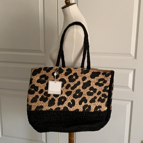 NWT Shiraleah Kumo leopard tote - Picture 8 of 8